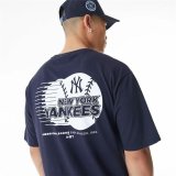Kortrmet T-shirt til Mnd New Era BASEBALL GRPHIC OS New York Yankees #4