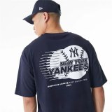 Kortrmet T-shirt til Mnd New Era BASEBALL GRPHIC OS New York Yankees #5