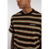 Kort�rmet T-shirt til M�nd Dickies York Stripe Sort #5