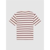 Kort�rmet T-shirt til M�nd Dickies York Stripe Ss Hvid #3
