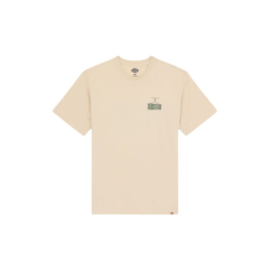 Kort�rmet T-shirt til M�nd Dickies Apison Ss Beige #1