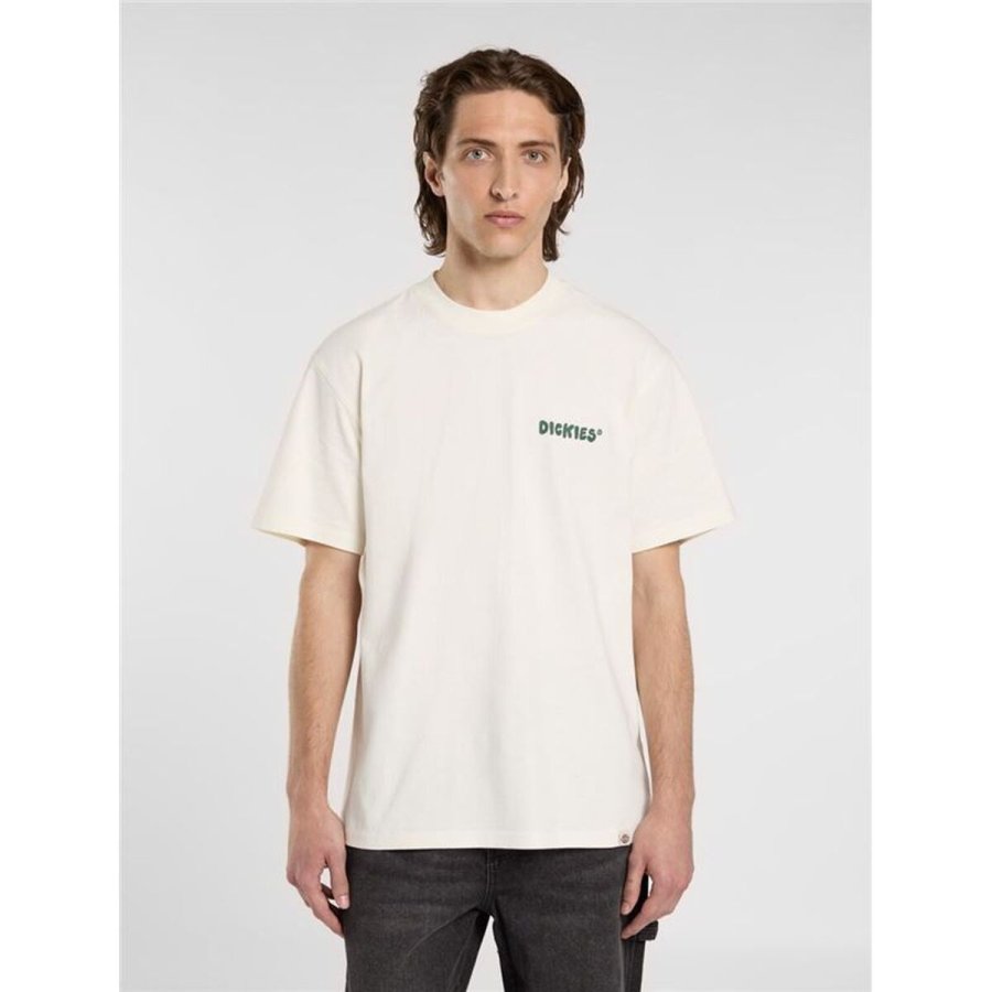 Kort�rmet T-shirt til M�nd Dickies Gordonsville Ss Hvid #3