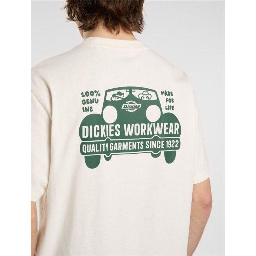 Kort�rmet T-shirt til M�nd Dickies Gordonsville Ss Hvid #6