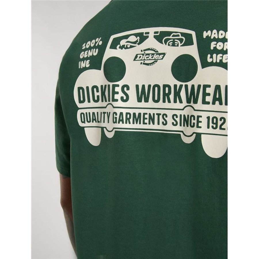 Kort�rmet T-shirt til M�nd Dickies Gordonsville Ss Gr�n #6