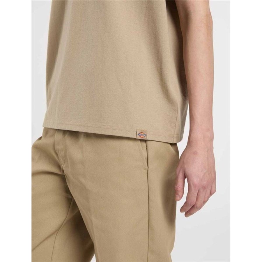Kort�rmet T-shirt til M�nd Dickies Decartuville Ss Beige #7