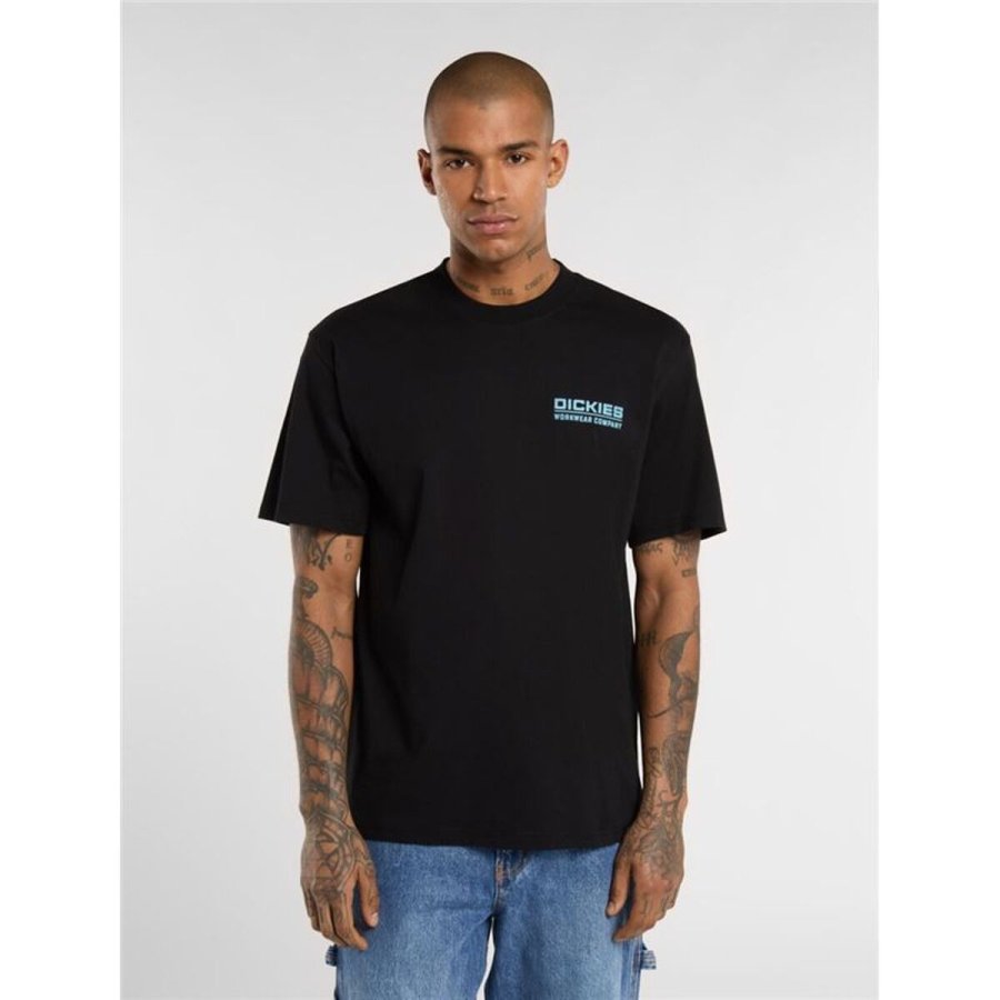 Kort�rmet T-shirt til M�nd Dickies Bolivar Ss Sort #3