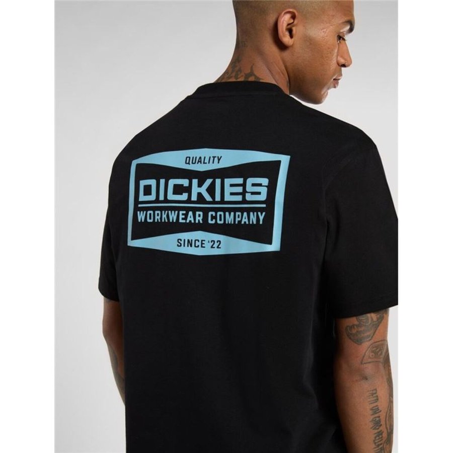 Kort�rmet T-shirt til M�nd Dickies Bolivar Ss Sort #6