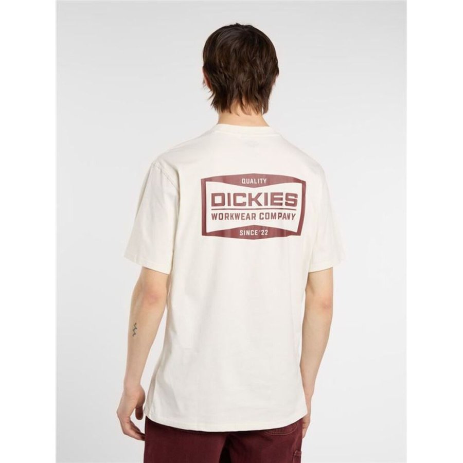 Kort�rmet T-shirt til M�nd Dickies Bolivar Ss Hvid #5