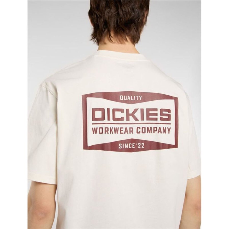 Kort�rmet T-shirt til M�nd Dickies Bolivar Ss Hvid #7