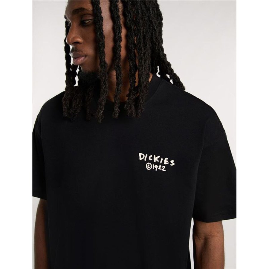 Kort�rmet T-shirt til M�nd Dickies Sneedville Ss Sort #5