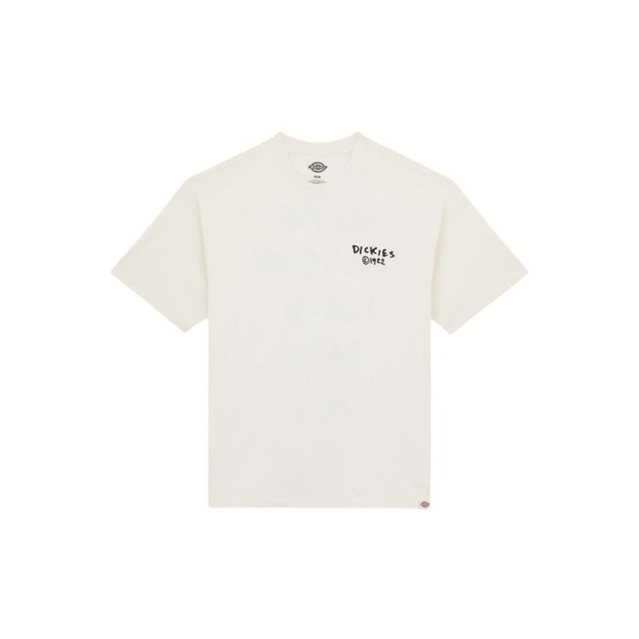 Kort�rmet T-shirt til M�nd Dickies Sneedville Ss Beige #1