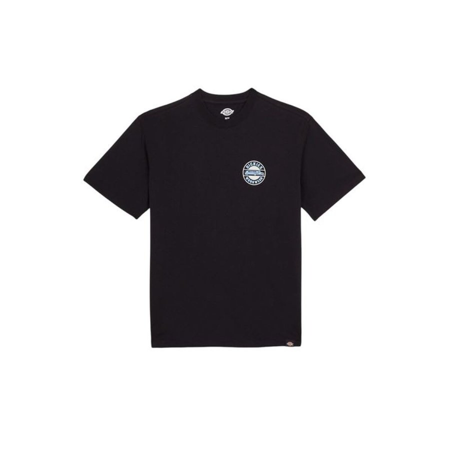 Kort�rmet T-shirt til M�nd Dickies Circle Sort #1
