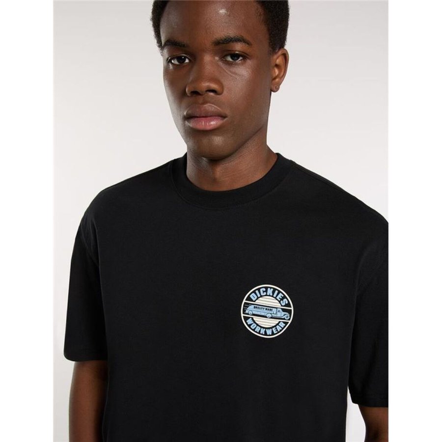 Kort�rmet T-shirt til M�nd Dickies Circle Sort #5