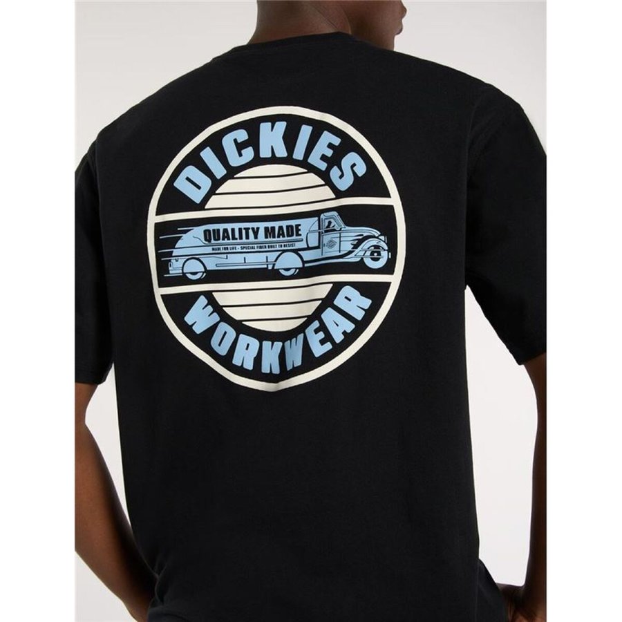 Kort�rmet T-shirt til M�nd Dickies Circle Sort #6