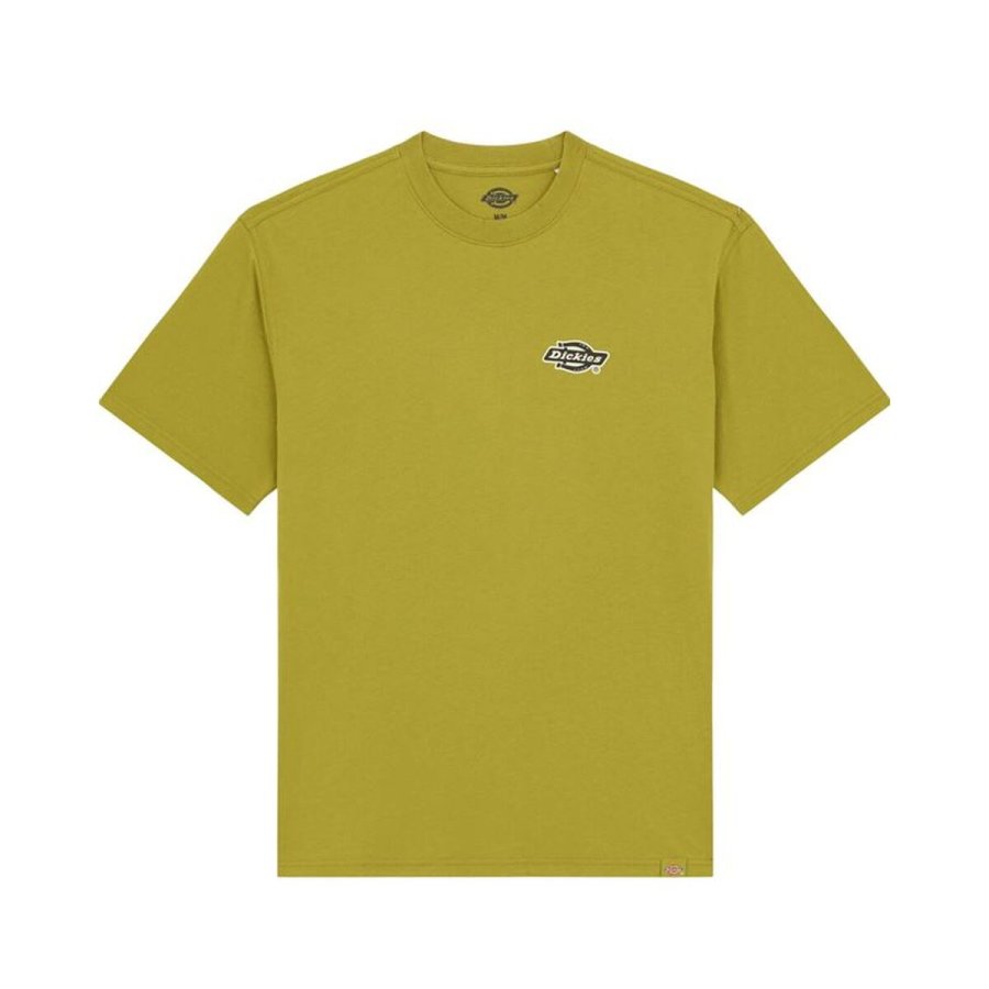 Kort�rmet T-shirt til M�nd Dickies Graysville Sennep #1
