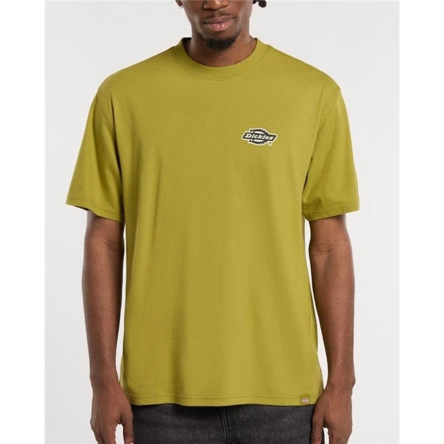 Kort�rmet T-shirt til M�nd Dickies Graysville Sennep #3