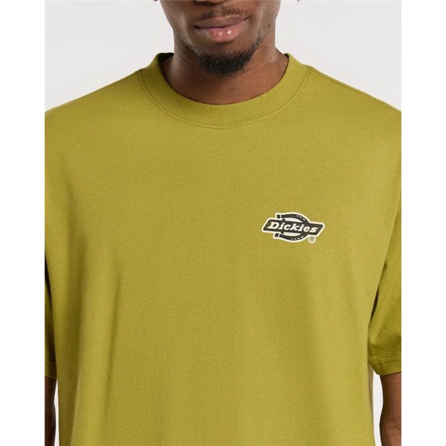 Kort�rmet T-shirt til M�nd Dickies Graysville Sennep #5
