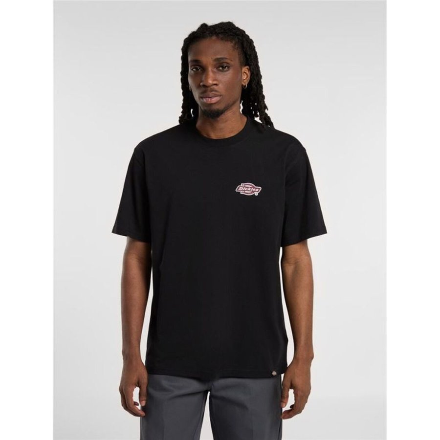 Kort�rmet T-shirt til M�nd Dickies Graysville Ss Sort #4