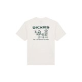 Kort�rmet T-shirt til M�nd Dickies Burns Ss Hvid #2