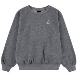 Sweatshirt uden h�tte til piger Jordan Mj Brkln Ft Crew M�rkegr� #1