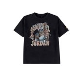 B�rne Kort�rmet T-shirt Jordan Mj Flt Ess Wsh Sort #1