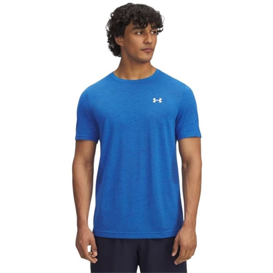 Kort�rmet T-shirt til M�nd Under Armour Vanish Seamless Bl� #1