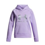 Sweatshirt med h�tte til piger Under Armour Rival Flc Shimmer Hdy Lavendel #1