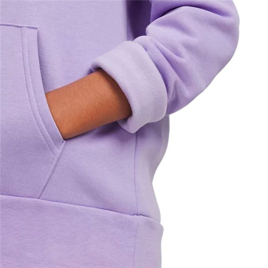 Sweatshirt med h�tte til piger Under Armour Rival Flc Shimmer Hdy Lavendel #5