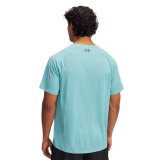 Kort�rmet T-shirt til M�nd Under Armour Tech Textured Ss Himmelbl� #2