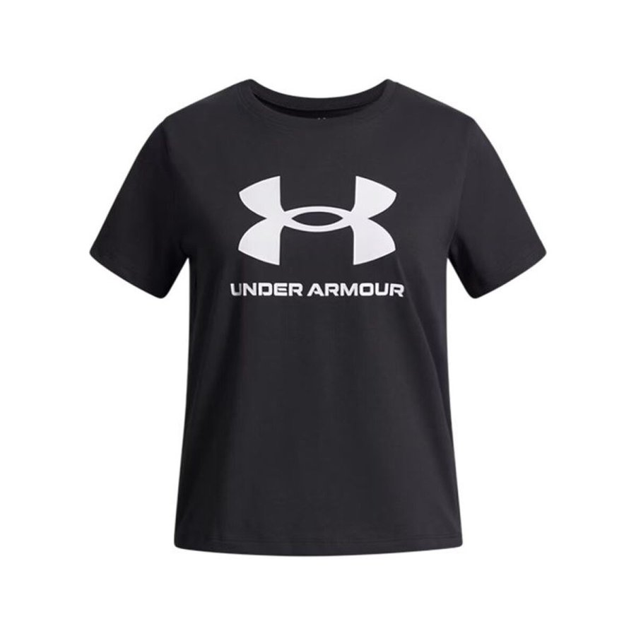 B�rne Kort�rmet T-shirt Under Armour Big Logo Sort #1