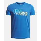 B�rne Kort�rmet T-shirt Under Armour Overlay Wm Ss Bl� #3