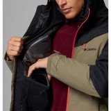 Skijakke Columbia Iceberg Point II Brun Sort M�nd #3