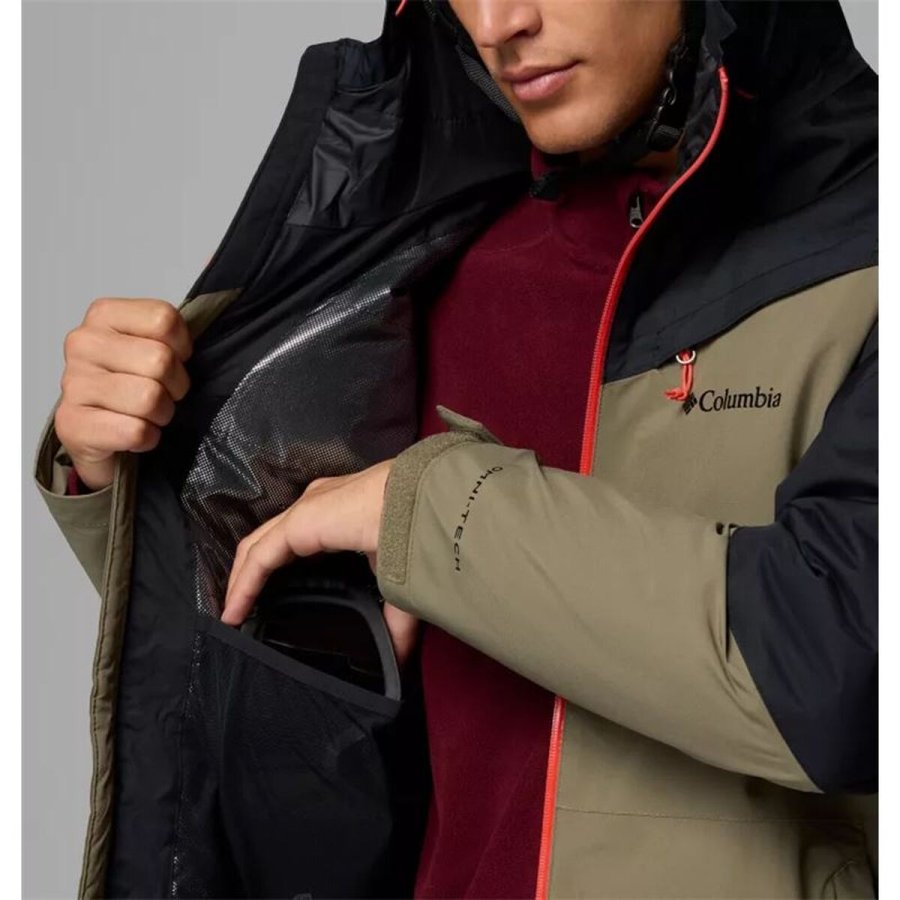 Skijakke Columbia Iceberg Point II Brun Sort M�nd #3