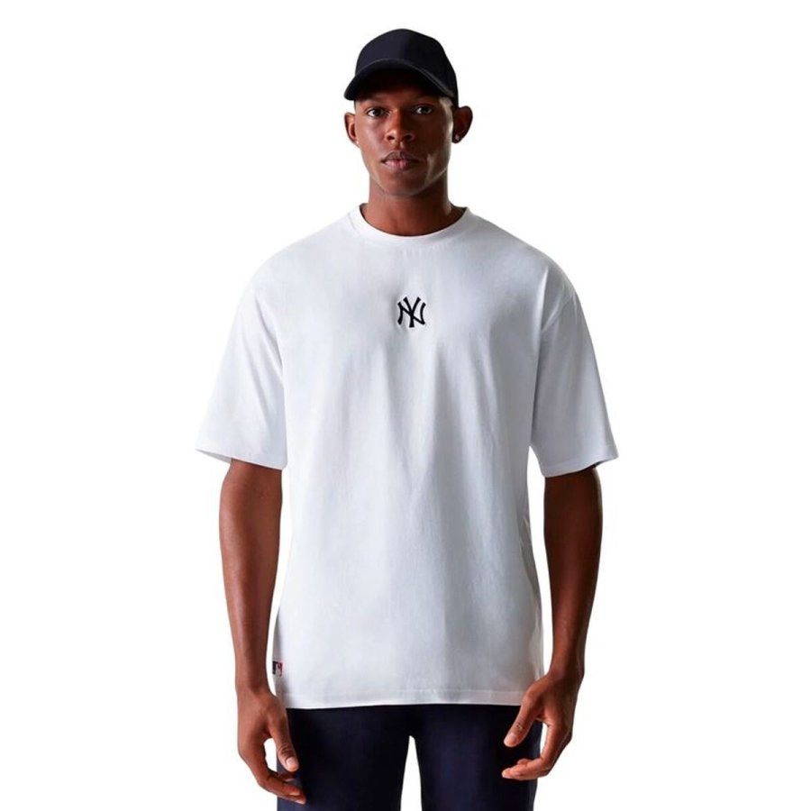 Kort�rmet T-shirt til M�nd New Era MLB Le Midi Os Hvid #1