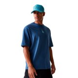Kort�rmet T-shirt til M�nd New Era 60684267 Bl� #1
