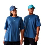 Kort�rmet T-shirt til M�nd New Era 60684267 Bl� #3