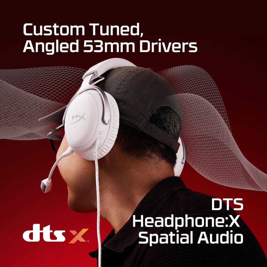 Hovedtelefoner HyperX BS7C1AA Hvid #4