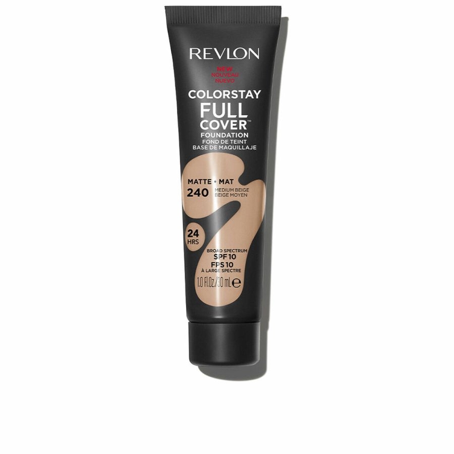 Cremet Make Up Foundation Revlon ColorStay Full Cover N 240 Medium Beige 30 ml #1