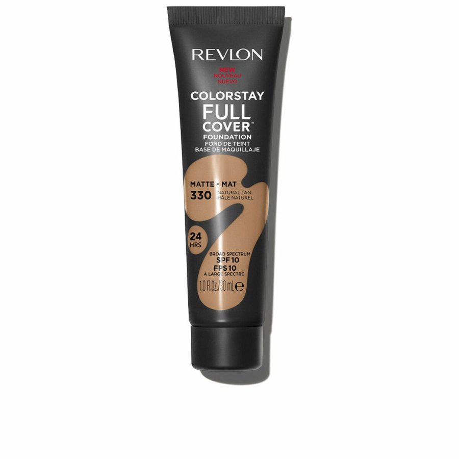 Cremet Make Up Foundation Revlon ColorStay Full Cover N 330 Natural Tan 30 ml #1