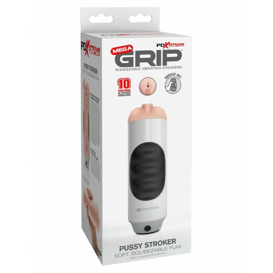 Udholdenhed Jack Ass Pipedream PDX EXTREME MEGA GRIP VIBRATING STROKER Multifarvet #3