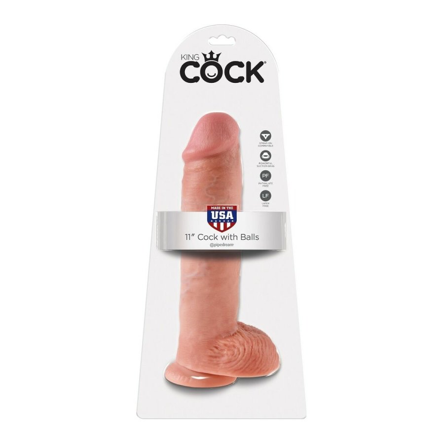 Realistisk penis Pipedream King Cock PVC #3