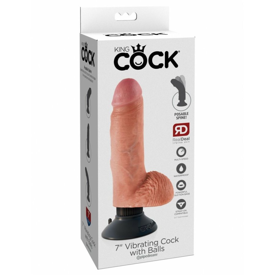 Realistisk Dildo Pipedream King Cock ABS #3