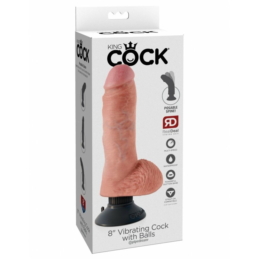 Realistisk Dildo Pipedream King Cock ABS #3