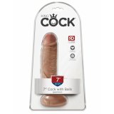 Realistisk Dildo Pipedream King Cock PVC  4,6 cm #3