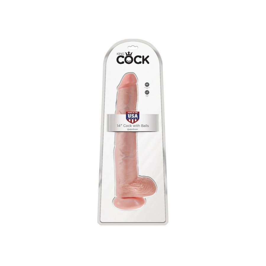 Realistisk Dildo Pipedream King Cock PVC #1