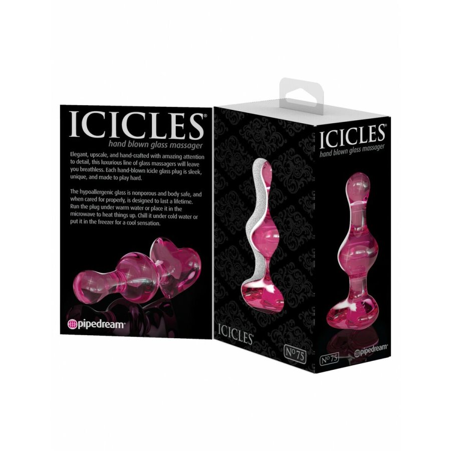 Anal plug Pipedream Icicles Pink #5