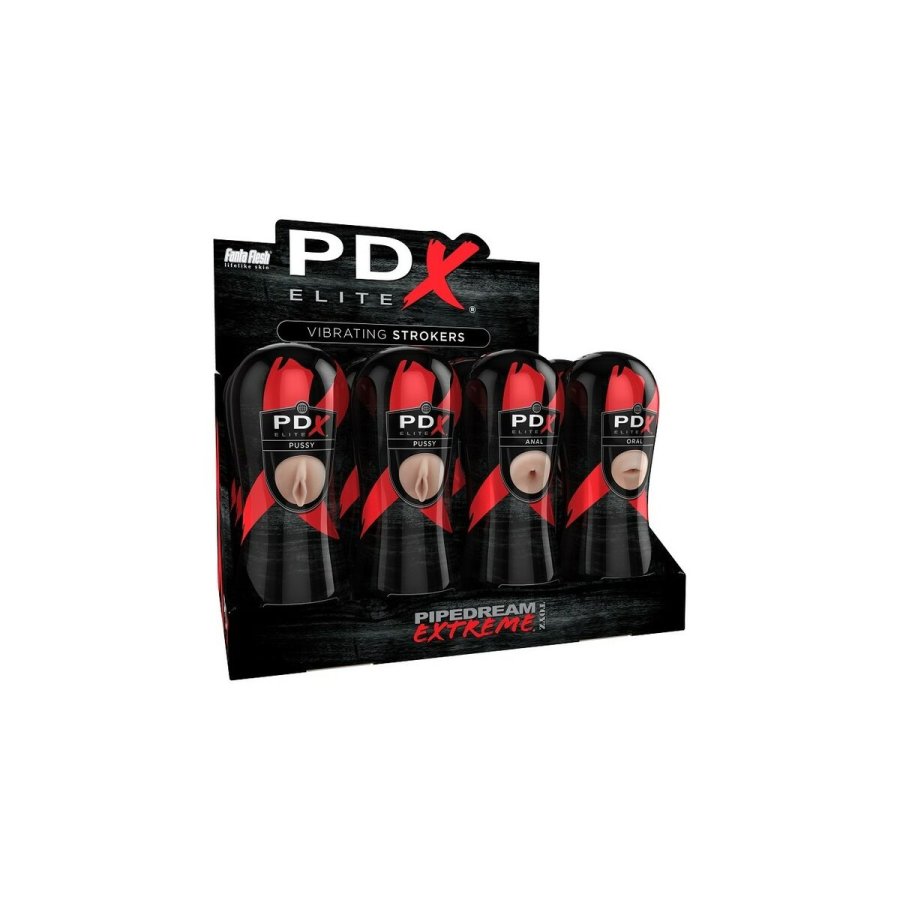 Udholdenhed Jack Ass Pipedream VIBRATING STROKER DISPLAY Sort #1