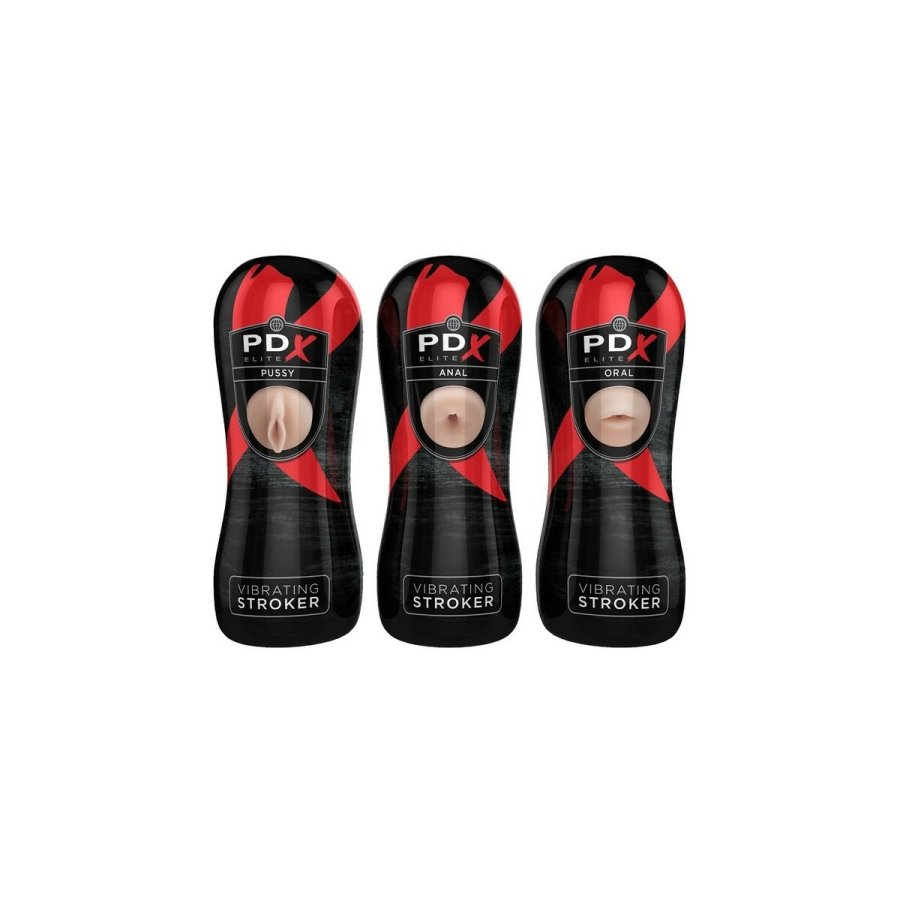 Udholdenhed Jack Ass Pipedream VIBRATING STROKER DISPLAY Sort #3