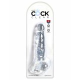 Realistisk Dildo Pipedream King Cock Clear #3