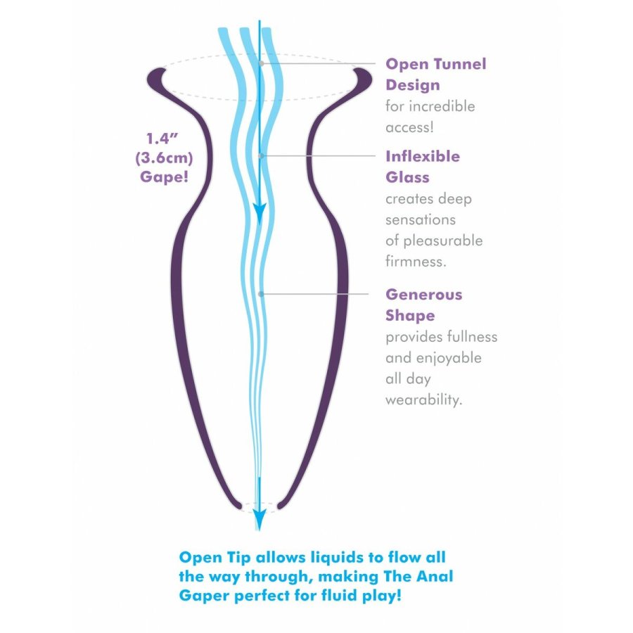 Anal plug Pipedream Gennemsigtig #4